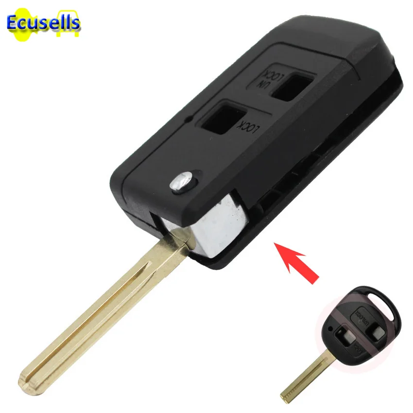 Чехол-книжка для ключа Lexus IS200 GS300 LS400 RX300 чехол с 2 кнопками и дистанционным