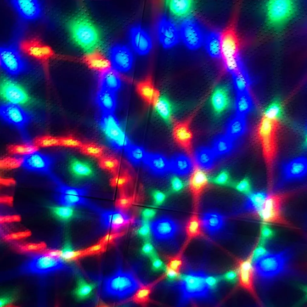 Светодиодный RGB сценический светильник с голосовым управлением ночник питанием
