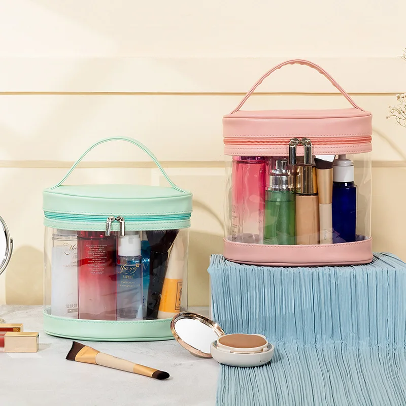 

Pvc Waterproof Cosmetic Bag Simple Portable Storage Bag Large-capacity Cosmetic Case Portable Fashion Transparent Toilet Bag