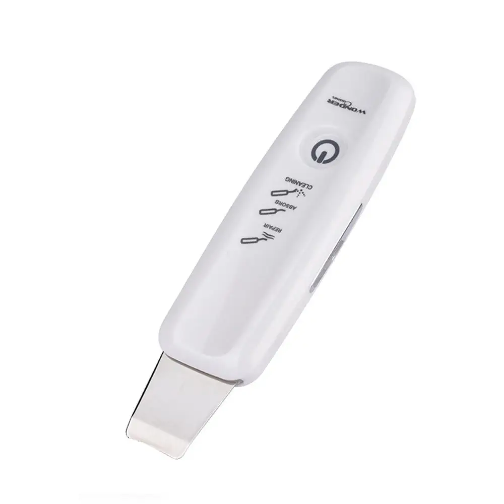 

Ultrasonic Skin Scrubber Skin Peeling Extractor Facial Deep Cleaning Beauty Device + Skin Care Rejuvenation Nano Face Steamer 35