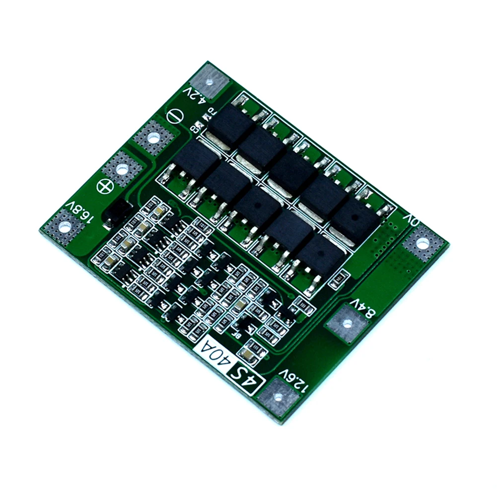 BMS 4S 40A балансировочная плата PCM 18650 для защиты аккумулятора 3S литий-ионная зарядка