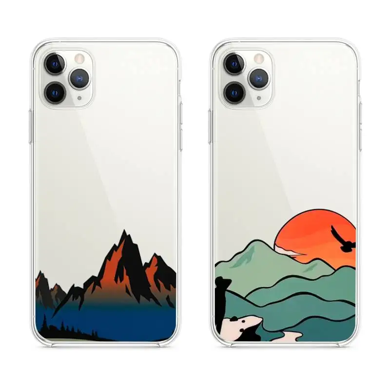 N-Север) с рисунками красивого пейзажа лица чехол для мобильного телефона