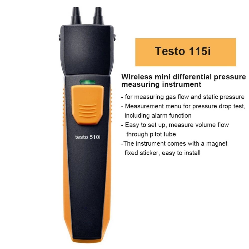 

3pcs Wireless Refrigeration System 805i 510i 115i Thermometer Test Pressure Measure Instrument Mini Pressure Gauge Testing Tool
