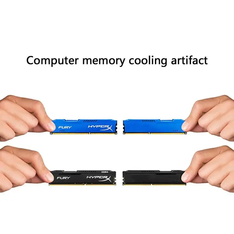 Overclock MOD DDR DDR3 DDR4 Universal Memory Thermal For PC Fin Vest Radiation Cooler Dissipate Game RAM Sink Cooling D6G3 | Электроника