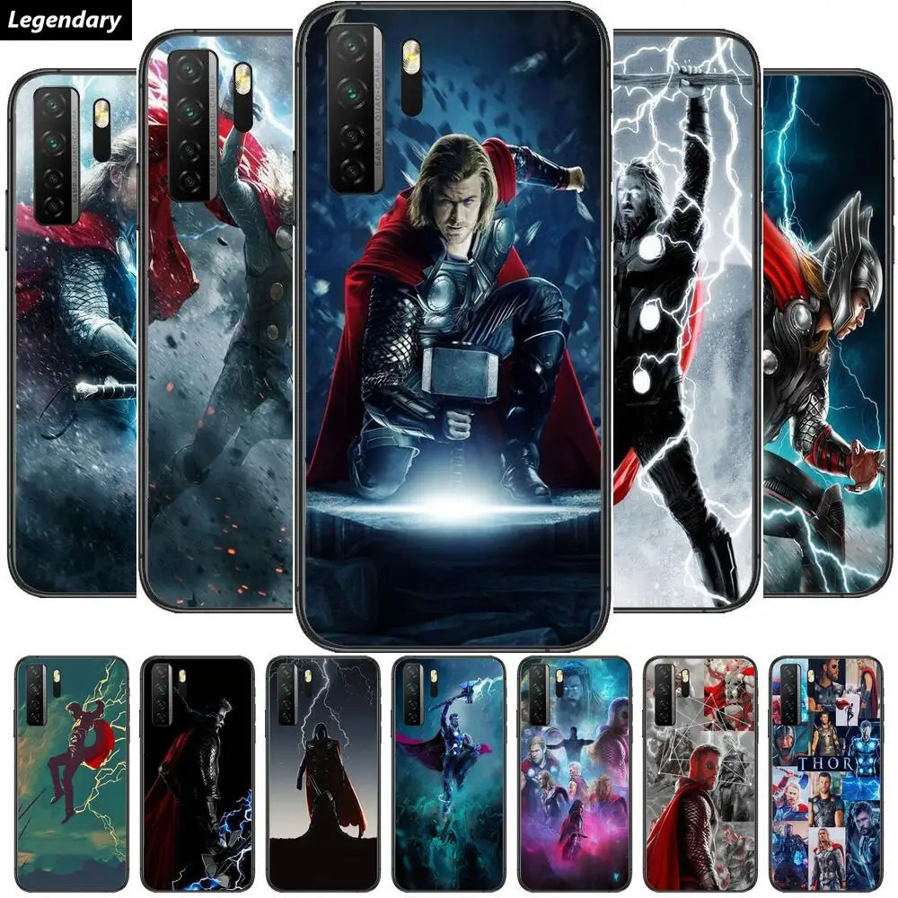 

Thor Marvel Black Soft Cover The Pooh For Huawei Nova 8 7 6 SE 5T 7i 5i 5Z 5 4 4E 3 3i 3E 2i Pro Phone Case cases