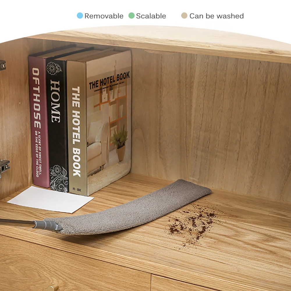 Прикроватная кисть для удаления пыли швабра с длинной ручкой бытовой дно кровати