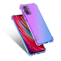 colorful gradient soft case for xiaomi poco m4 pro 5g cases airbag shockproof cover protective shell capa coque fundas