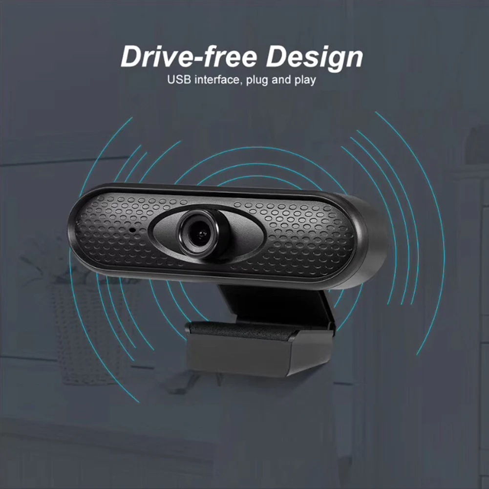 

1080P HD USB Webcam 2MP USB Webcam with Built-in Microphone Manual Focus 1080P HD PC TV Web Camera Live Streaming
