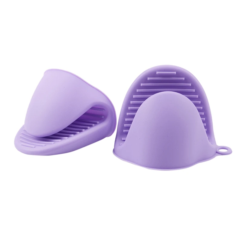 2x печи мини митенки силиконовые Жаростойкие анти ожоги перчатки для