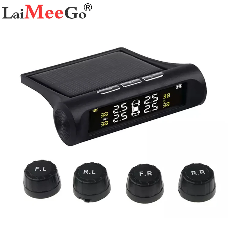 Система контроля давления в шинах с 4 датчиками и цифровым дисплеем|Системы