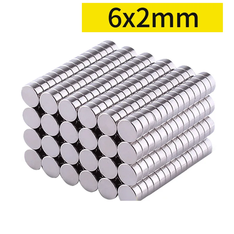 

N35 Magnets Search Magnets 6x1 6x2 6x3 6x5 6x10 Spuer Strong Neodymium Magnet NdFeB Powerful Magnetic Small Round Rare Earth