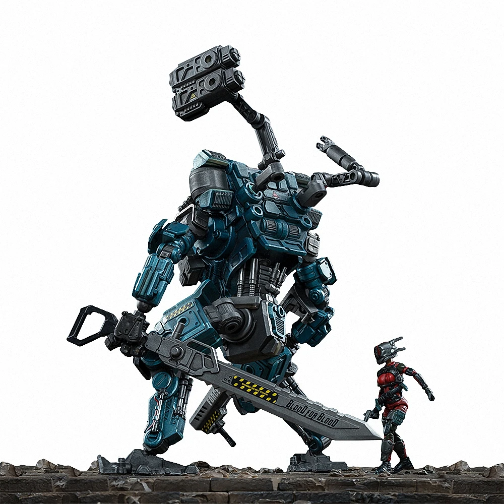 1/25 JOYTOY Аниме Фигурки игрушки Трансформация Робот Бог войны 86 синий Коллекционное издание подарок