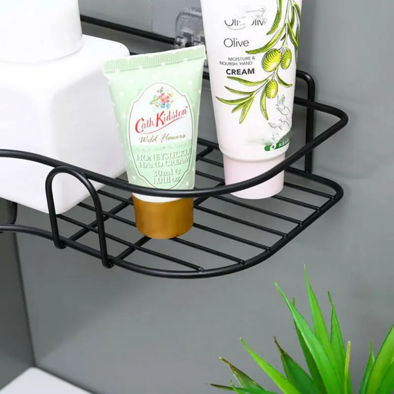 1 шт. железная присоска угловая душевая полка стеллаж органайзер настенный