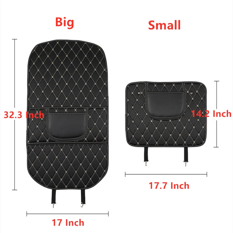 Кожаный защита от детей для заднего сиденья грязи коврик Bmw Honda Chevrolet Toyota Nissan Jeep Lada