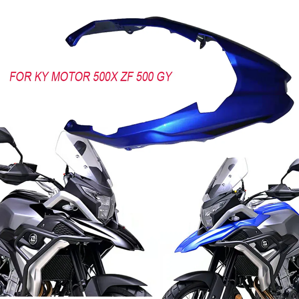 

Motorcycle Beak Nose Cone Extension Front Fender Fairing Front wing For KY MOTOR 500X ZF 500 GY 2020