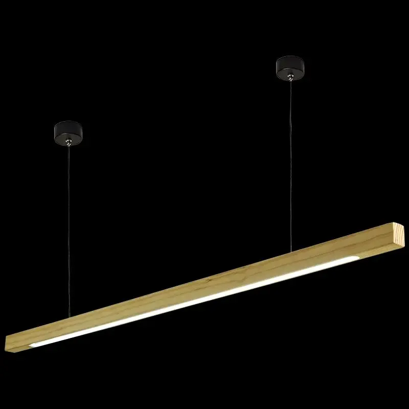 Wooden 220V LED Pendant Lights For Dining Wood Office Lamp Nordic Hanging Light Kitchen Lighting Fixtures | Лампы и освещение