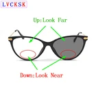 Оправа кошачий глаз для мужчин и женщин, фотохромные бифокальные Солнцезащитные аксессуары для чтения, с увеличением для близорукости и дальнозоркости, N5