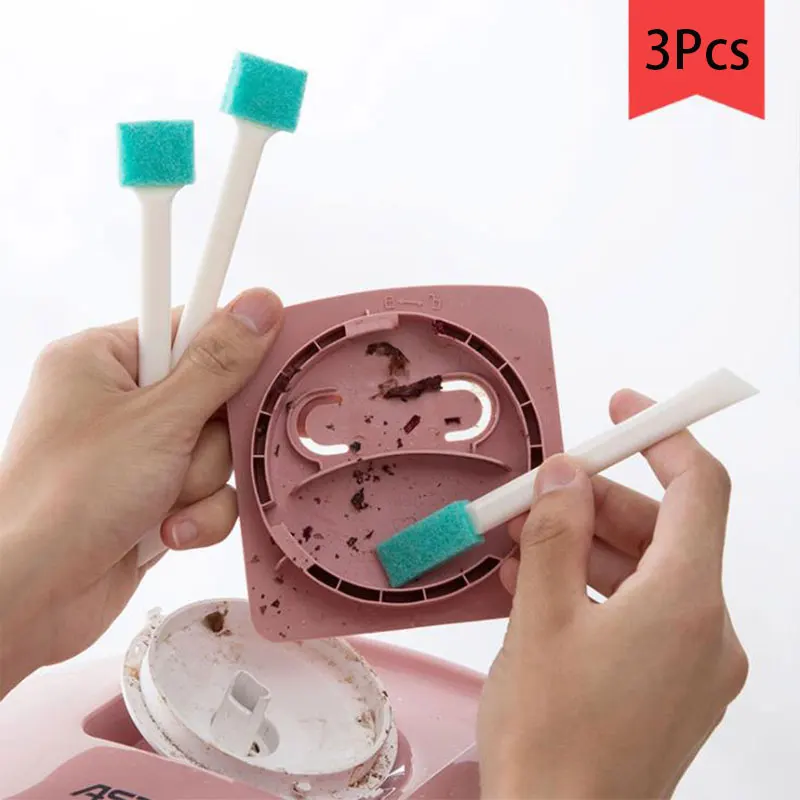 

3pcs/set Multipurpose Window Door Keyboard Cleaning Brush Household Cleaner Kitchen Hood Window Groove Cleaning Tools