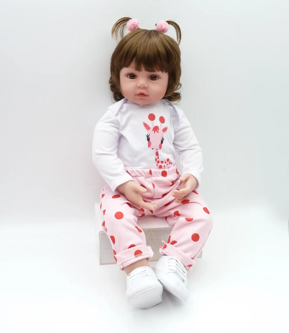 19 дюймов 48 см bebe reborn Реалистичная кукла для новорожденных оптом игрушки для детей Рождественский подарок и подарок на день рождения куклы игрушки