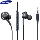 Samsung S10 AKG Наушники EO IG955 3,5 мм в ухо проводной микрофон Регулятор громкости гарнитура для Samsung Galaxy S10e A11 A31 A51 A71 S9 S8 +