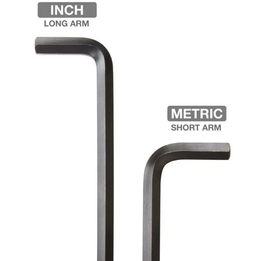 

30Pcs/Set Of Inch Size Hexagonal Wrench Flat Precise Size Prevent Corrosion Folding Plastic Clip Design Wrench