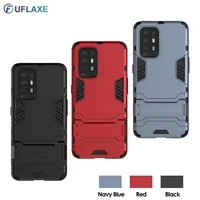 uflaxe hard shockproof case for oppo f9 f11 f17 f19 pro plus car mount ring holder armor cover oppo f1 f3 plus