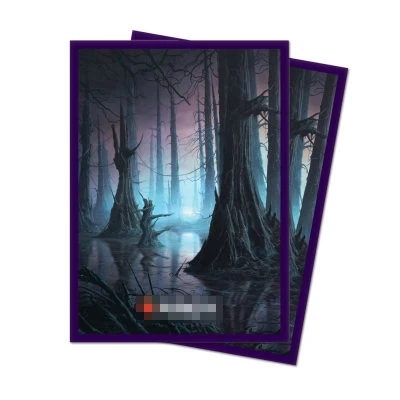 swamp Картины из аниме, игры карты рукава, торговые карты протектор Волшебная карта Щит Обложка PKM/YGO/MGT рукав 66x91 мм Oko - Цвет: swamp