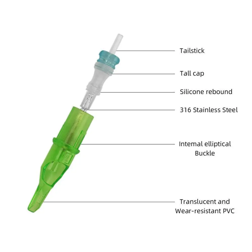 10 шт./упак. татуировки иглы одноразовые полу Перманентный макияж бровей 7M1