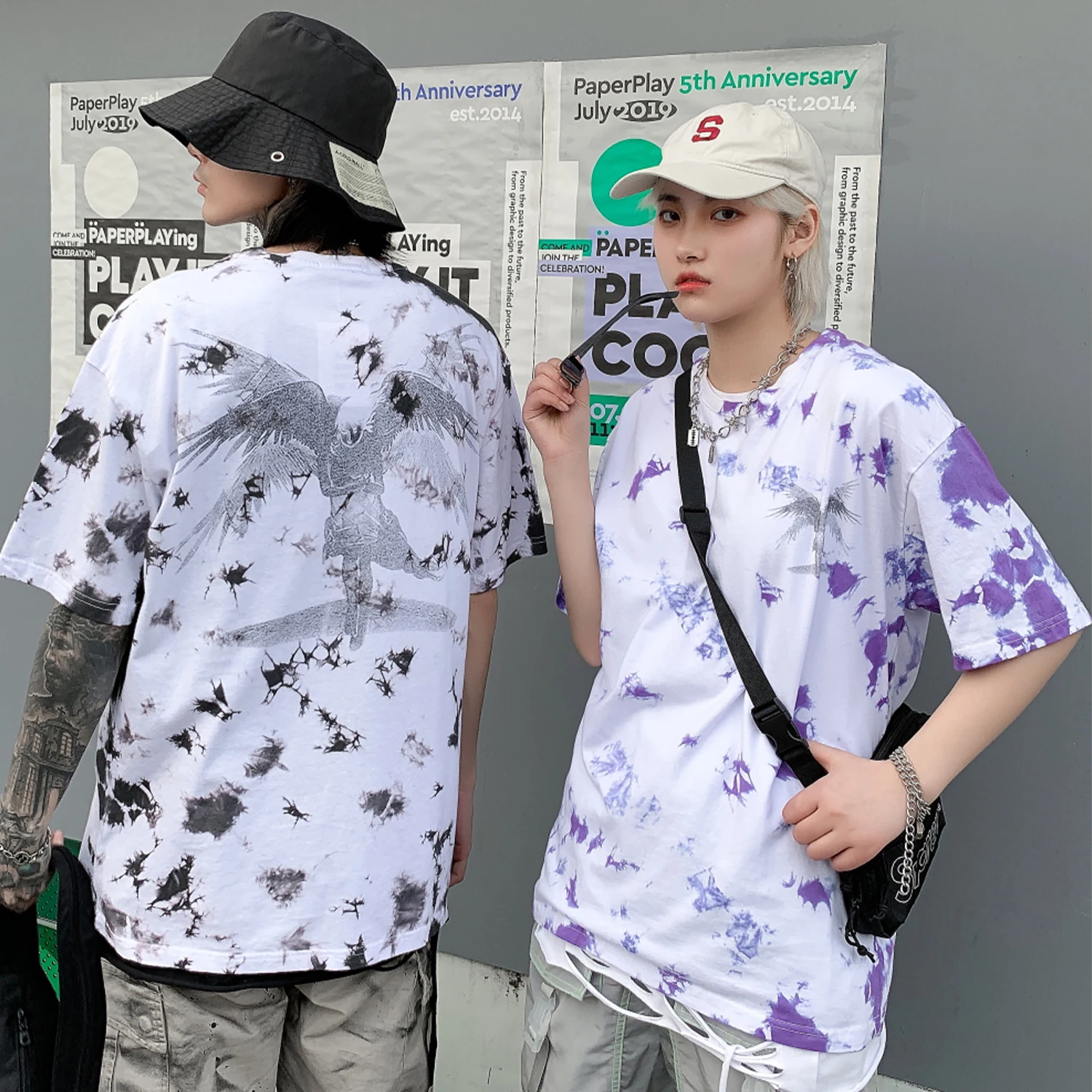 Футболка мужская с принтом ангела повседневная хлопковая рубашка коротким