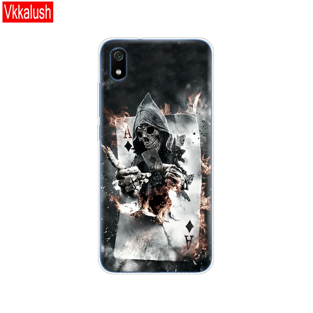 80274 Чехол для Xiaomi redmi 7a чехол s полная защита Мягкий ТПУ силиконовый чехол на заднюю панель для redmi 7 A бампер redmi 7a чехол для телефона с кошкой - Цвет: 80274