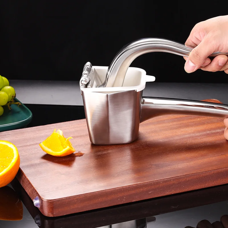 

Stainless Steel Juicer Manual Fruit Squeezer Healthy Hand Press Fruit Juicer Orange Fresh Juice Cocina Kitchen Gadgets