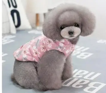 

Одежда для домашних животных для щенков, кошек, зимнее теплое пальто с капюшоном для собак, куртки для домашних животных, повседневная одежд...