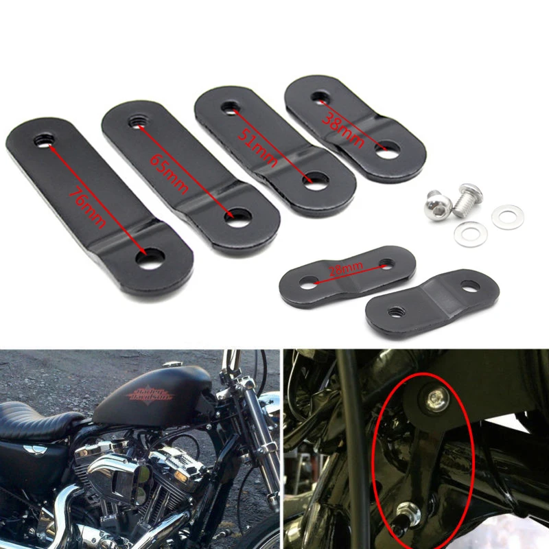REWOLFNUS Gas Tank Rising Lift Kits for Harley Softails 1999 2007 Tourings Dyna Sportster Nightsters Iron