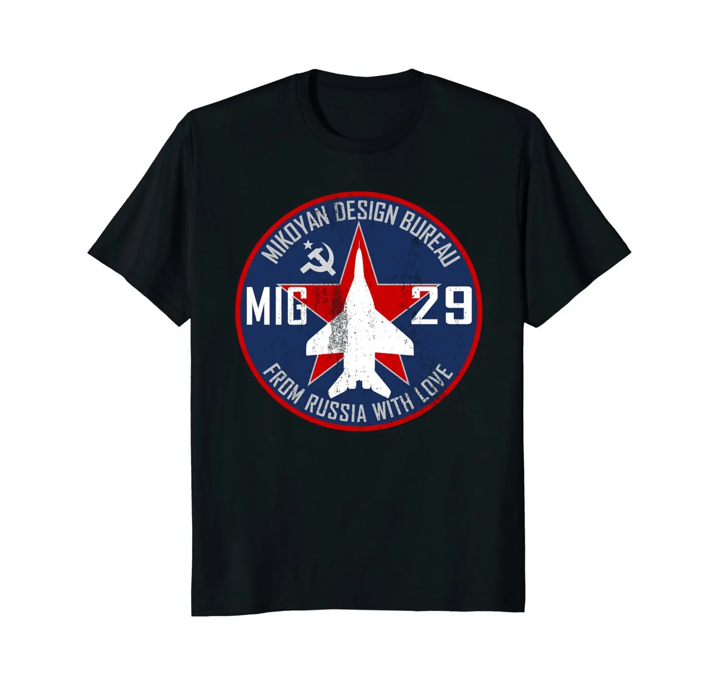 

2019 New Brand Cheap Sale 100 % Cotton Air Force Fighter Jet T Shirt - Mig 29 Graphic Shirts