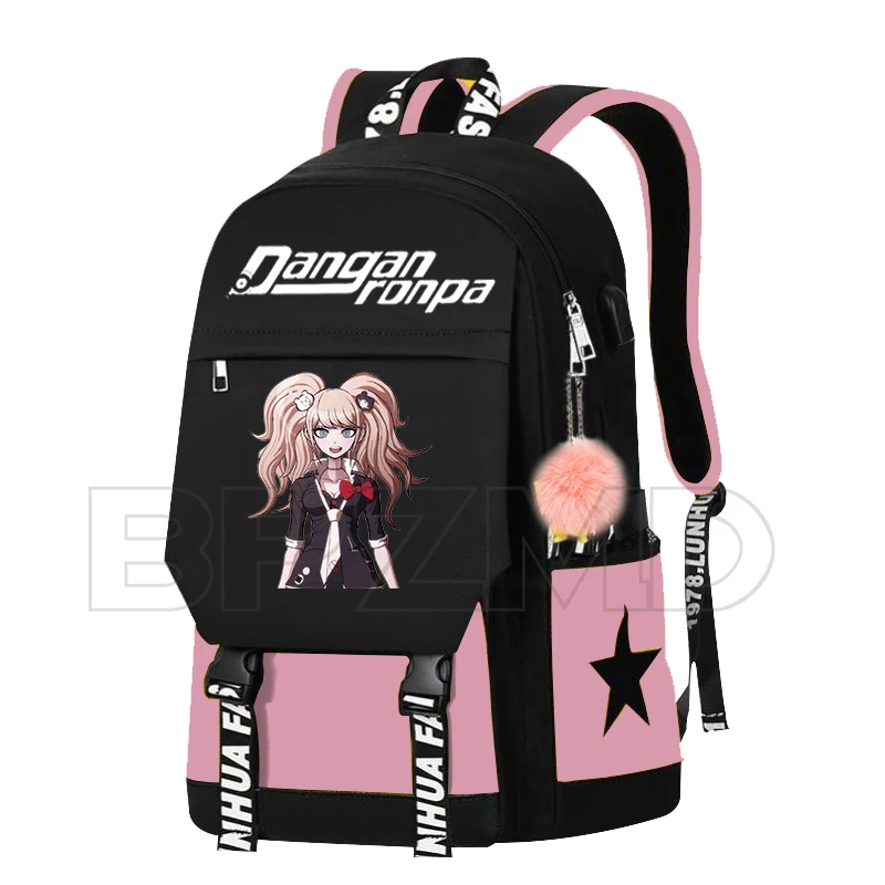 Школьный рюкзак для мальчиков и девочек из аниме данганронпа джунко