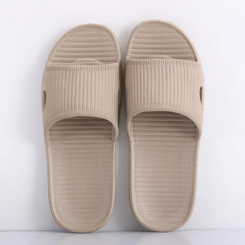 2021Men Indoor Home Slippers Summer Non-Slip Light Hotel Shoes Couple Soft Bottom Sandals Slippers Men's Flat Shoes Flip Flops