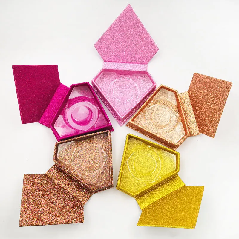 1 шт. Алмазная упаковочная коробка для накладных ресниц 3d коробки норковых лента