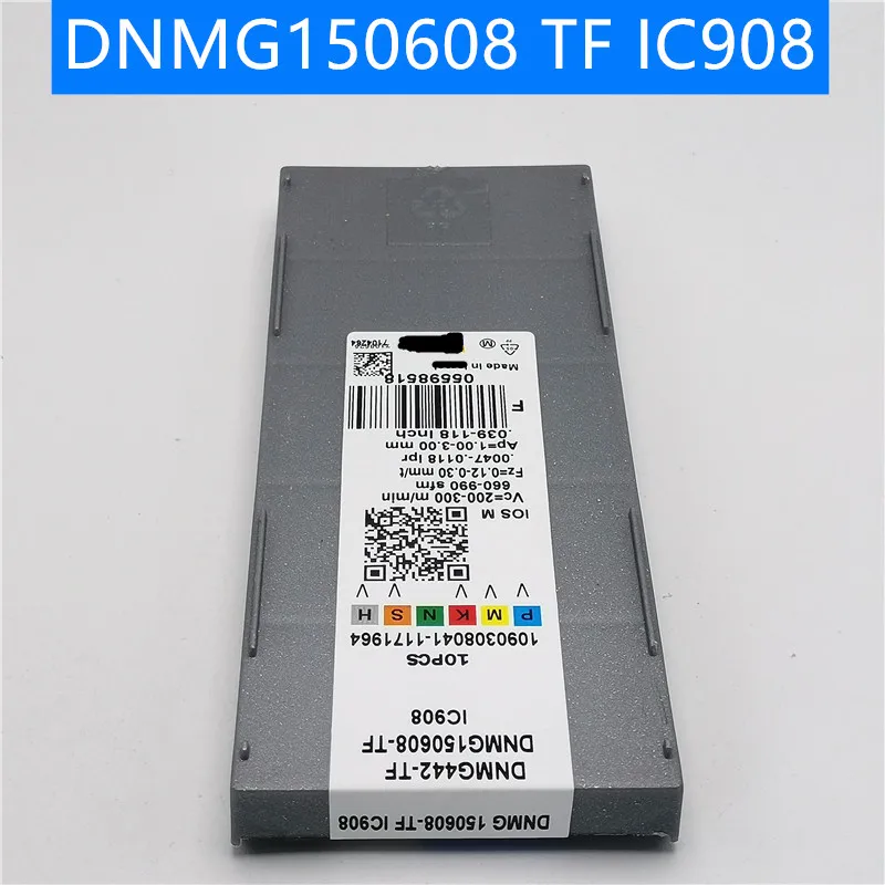 DNMG150604 DNMG150608 TF IC907 твердосплавная вставка DNMG 150604 TF IC908 вставка лица мельница токарный станок с ЧПУ Инструменты инструменты внутренний токарный инструмент