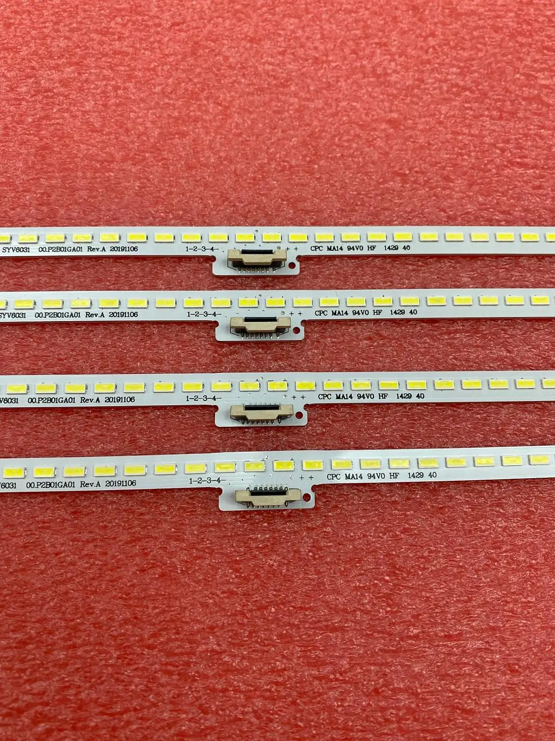 Новинка 4 шт./компл. 64 светодиодсветодиодный лента для подсветки Sony KDL 60W850B SONY 60W855B