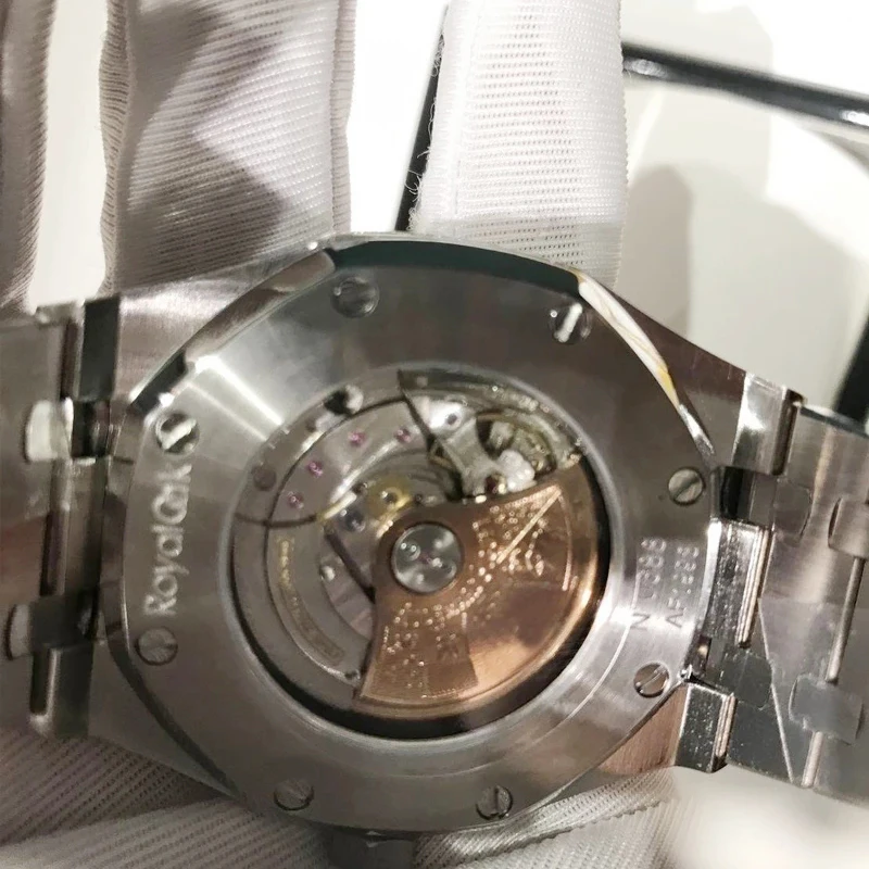 

TOP quality Shiny Silver iced out watch Arabic numbers Swiss Eta movement sapphire glass glide smooth second hand watches