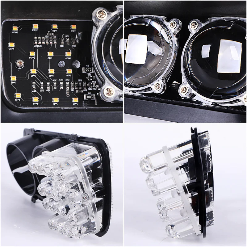 Светодиодный ные дневные хосветильник для ВАЗ 2114 фургон s белые Противотуманные