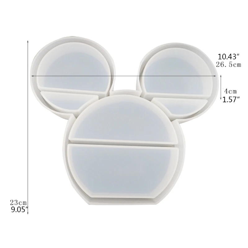 

2021 New Crystal Epoxy Resin Mold DIY Jewelry Storage Container Box Tray Silicone Mould 2020 trend