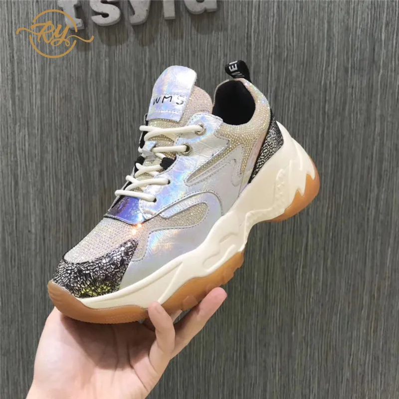 RY RELAA женские кроссовки 2018 роскошная Брендовая женская обувь из натуральной кожи