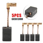 5 шт. угольные щетки двигателя CB-459 аксессуар замена для угловая шлифовальная машина GA 5030 6 мм * 9 мм * 13 мм