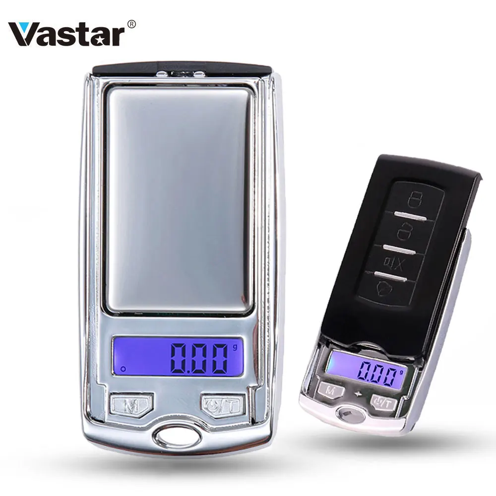 Vastar 200 г 0,01 г электронные весы 100 г точные портативные карманные цифровые ювелирные весы баланс веса кухонные весы с крышкой