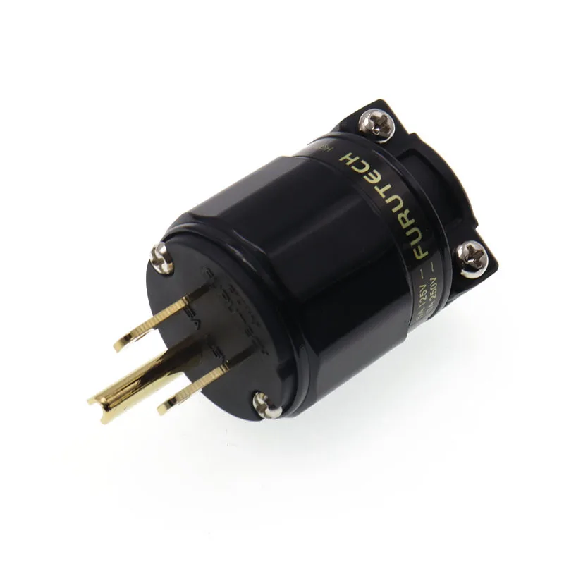 Furutech FI-11 US штепсельная вилка 24K позолоченный разъем IEC 15A/125V HiFi аудио адаптер |