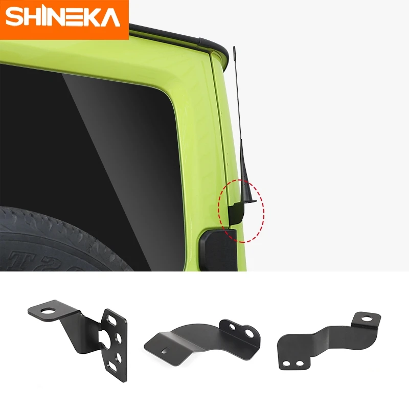 

SHINEKA Car Antenna Bracket Accessories For Suzuki Jimny 2007-2017 Car Antennas Support Holder For Suzuki Jimny JB74 2019-2021