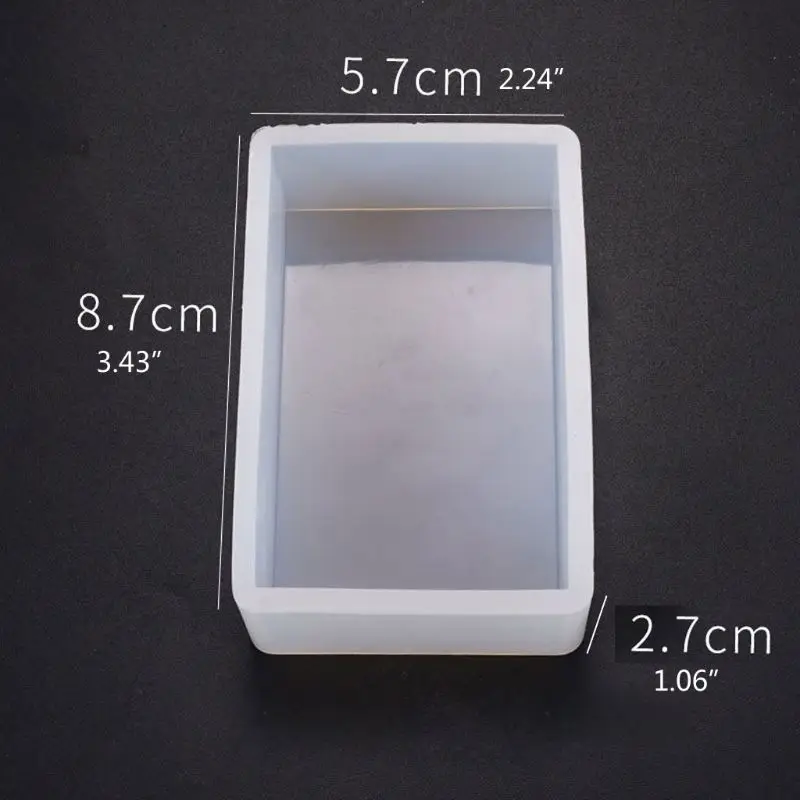 

Handmade Large Rectangular Epoxy Resin Mold Silicone Mould Jewelry Making Tools 1 Pc