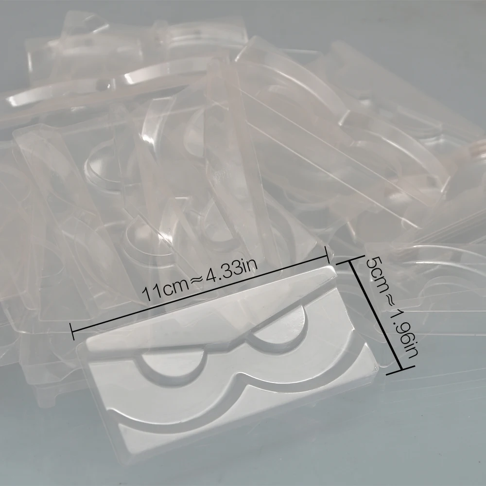 

Оптовая продажа 100, металлический пластиковый лоток для ресниц, коробка для наращивания норковых ресниц, квадратная коробка, оптовый постав...