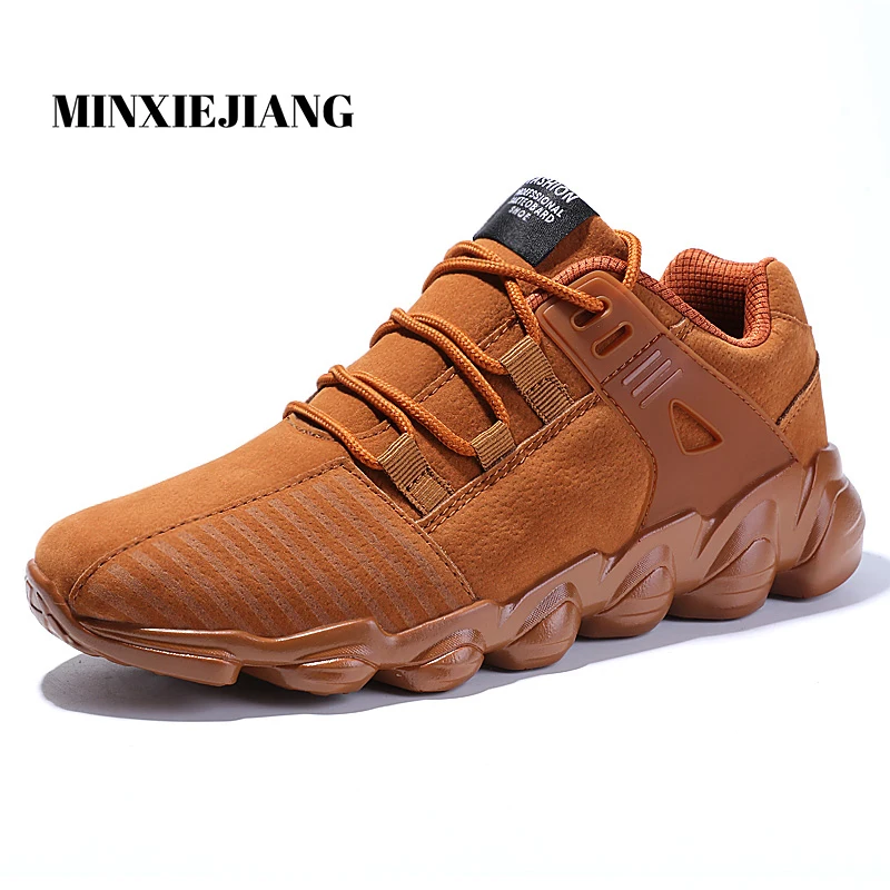 MINXIEJIANG Hot selling fashion Casual Shoes For Men comfortable shoes autumn/winter warm black yellow casual Male Plus | Обувь